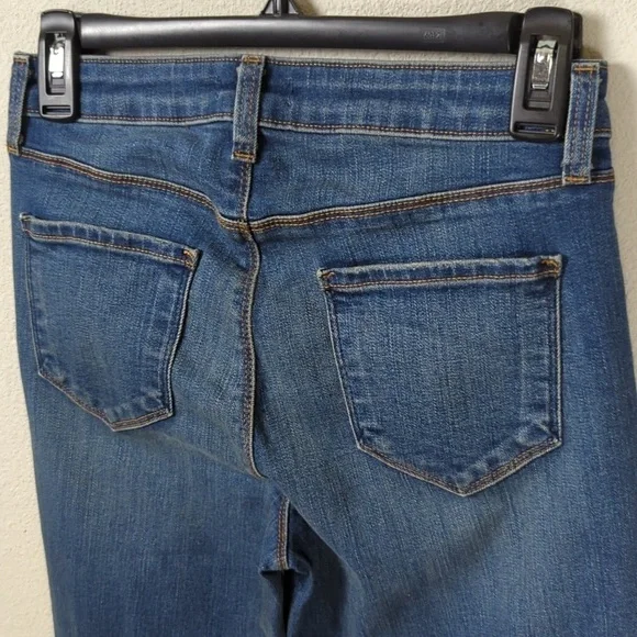 L'AGENCE Mid Rise Flare Jeans Womens 25 Blue Flare Jeans